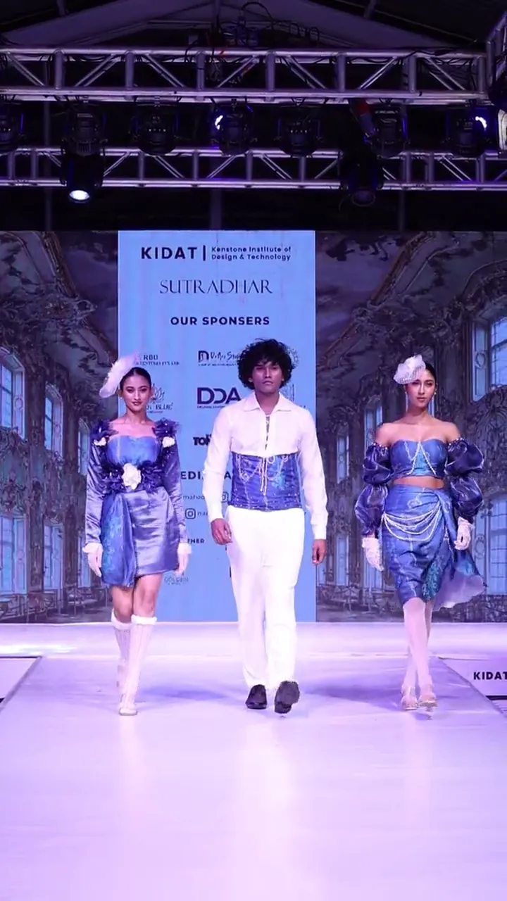 Lavanya's collection on the Sutradhar 2025 runway
