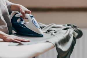 ironing silk