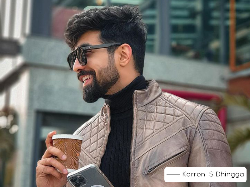 Karron S Dhinggra - top Fashion Influencer in India